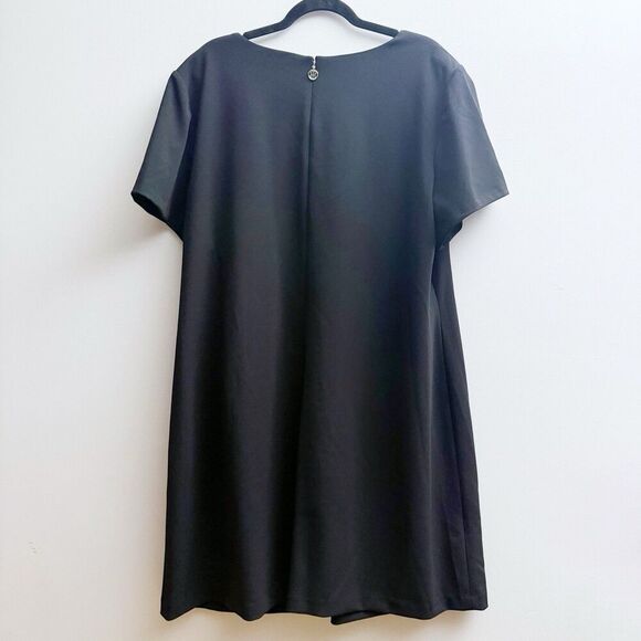 NWT Tommy Hilfiger Black Women's Shift Dress, Size 22W Career Business Work Prep - Picture 8 of 12
